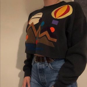 Vintage cropped sweater